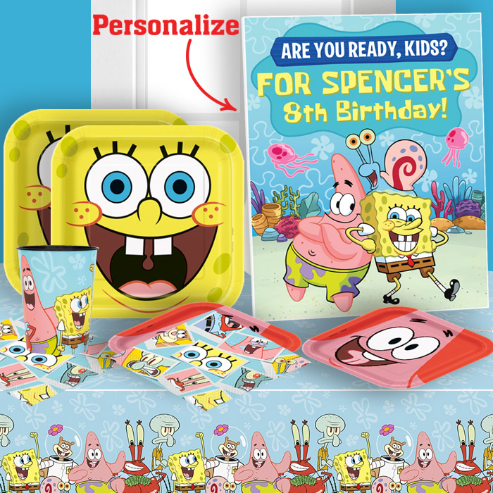 Sponge Bob Birthday Party Pack